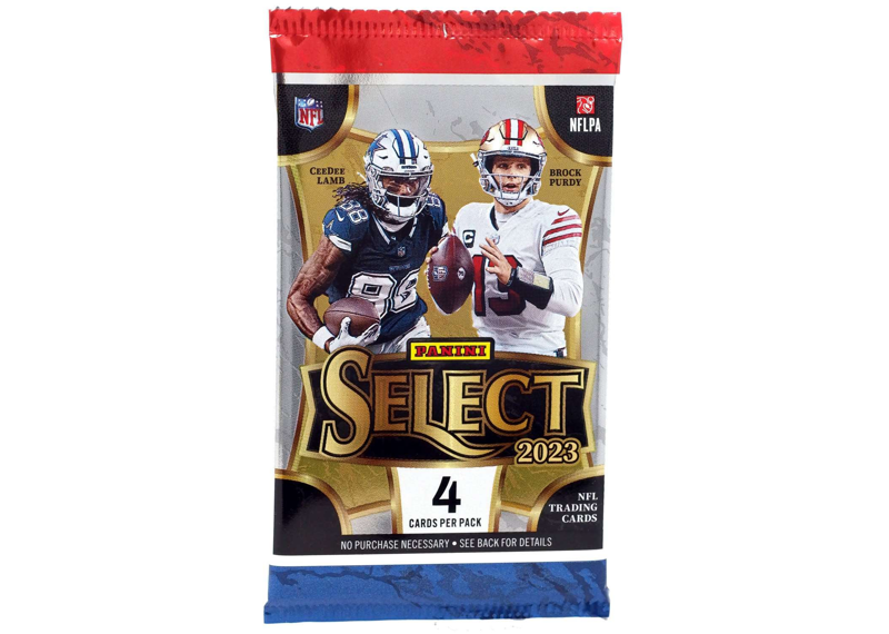 NFL Panini 2023 Select Football Trading Card BLASTER Pack (4 Cards)