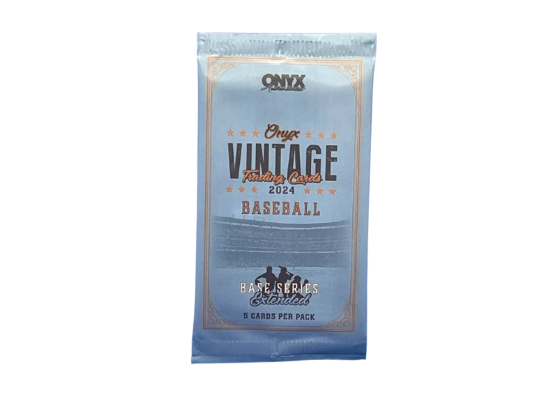 Onyx Vintage Trading Cards 2024 Baseball Base Series Sealed Pack 5 Cards