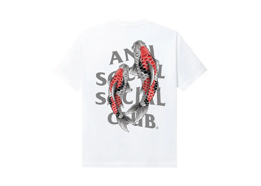 Anti Social Social Club Koi Garden Tee (3M Reflective) White