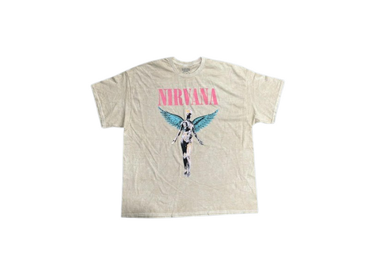 Nirvana Graphic Tee - Cream