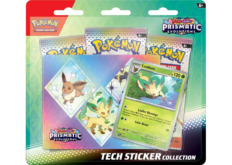 Pokémon - Trading Card Game: Scarlet & Violet - Prismatic Evolutions Tech Sticker Collection