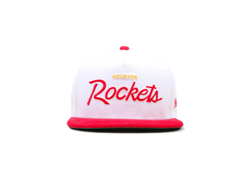 New Era Houston Rockets 9Fifty Snapback (White / Front Door Red)