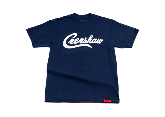 The Marathon Clothing Limited Edition Crenshaw Tee Navy/White