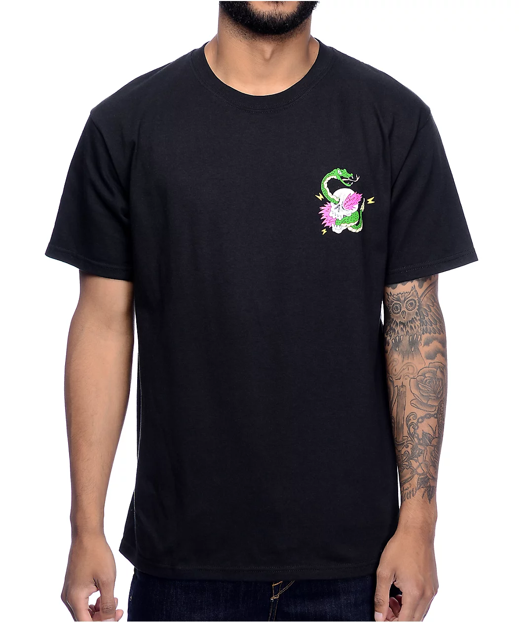 A.LAB Locals Only Black Tee