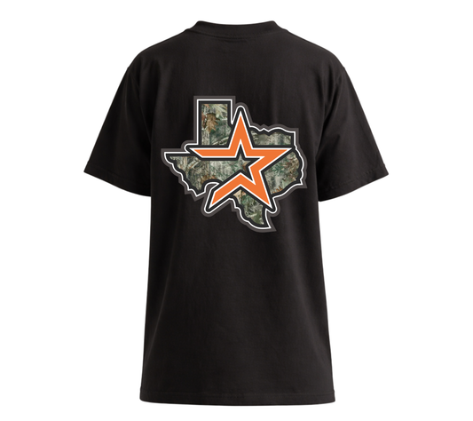Houston Orange Camo - Black