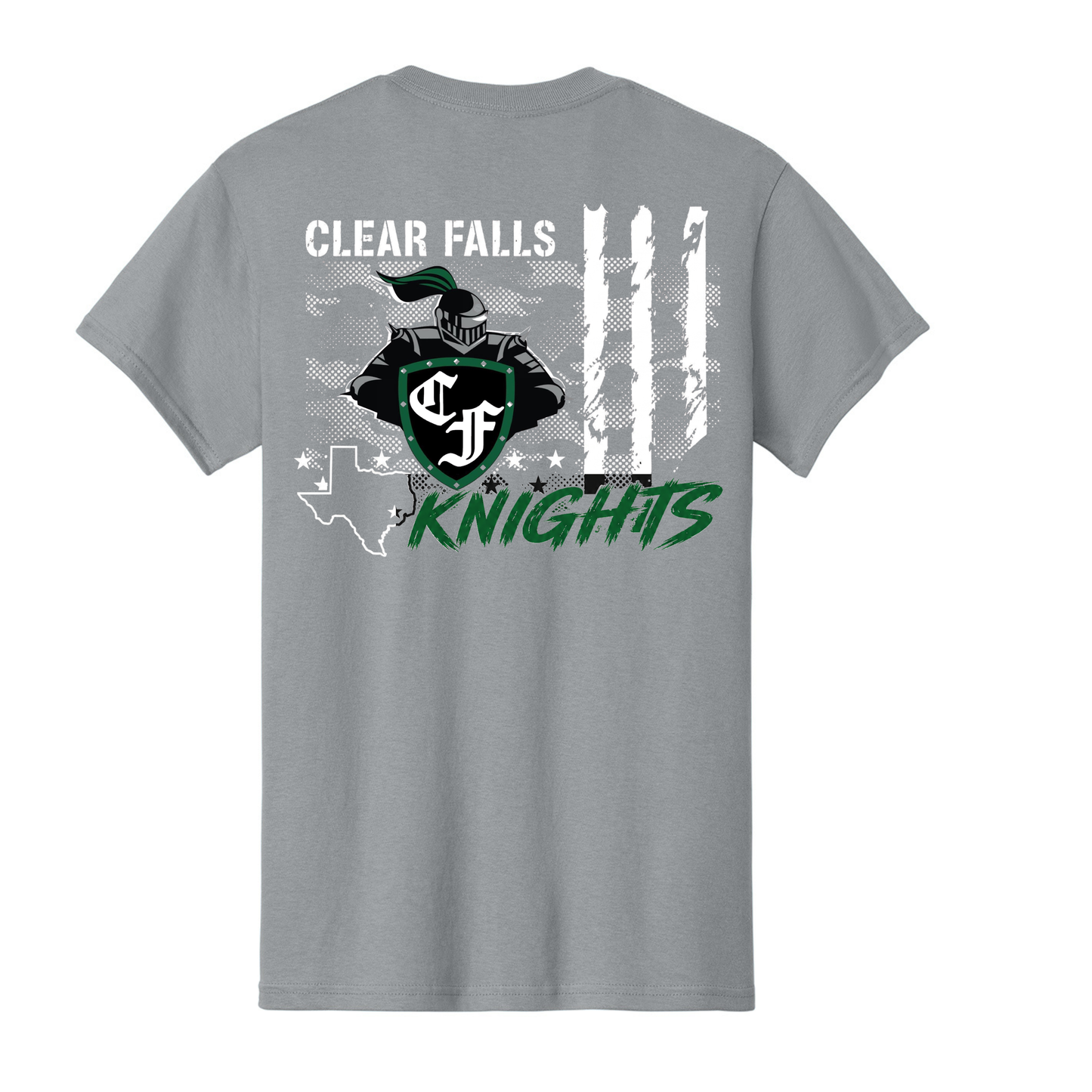 CF Knights Flag - Gravel Grey