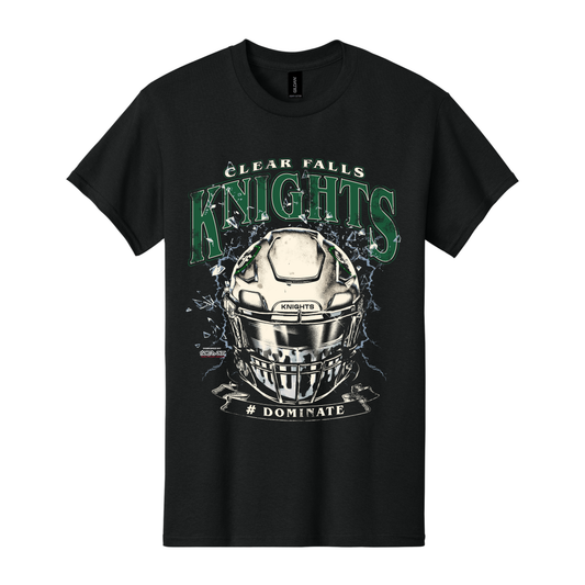 CF Dominate Helmet Tee - Black