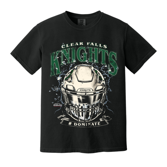 CF Dominate Helmet Tee - Black
