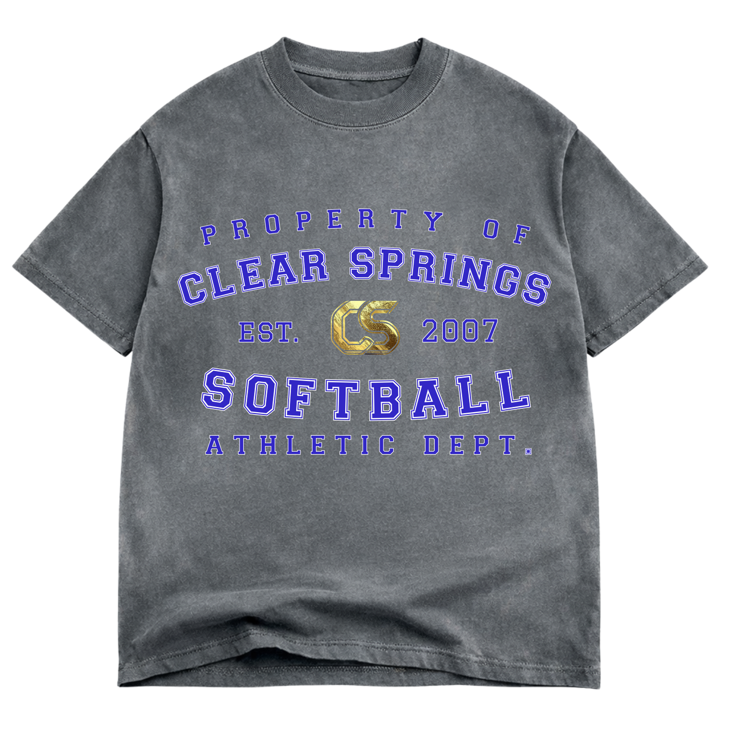Property of Clear Springs Softball - Premium Oversized Tee (Pre-Order)