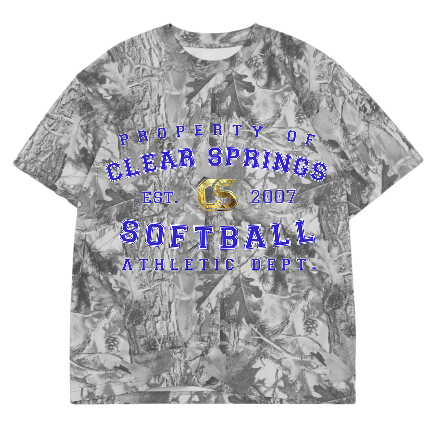 Property of Clear Springs Softball - Premium Oversized Tee (Pre-Order)