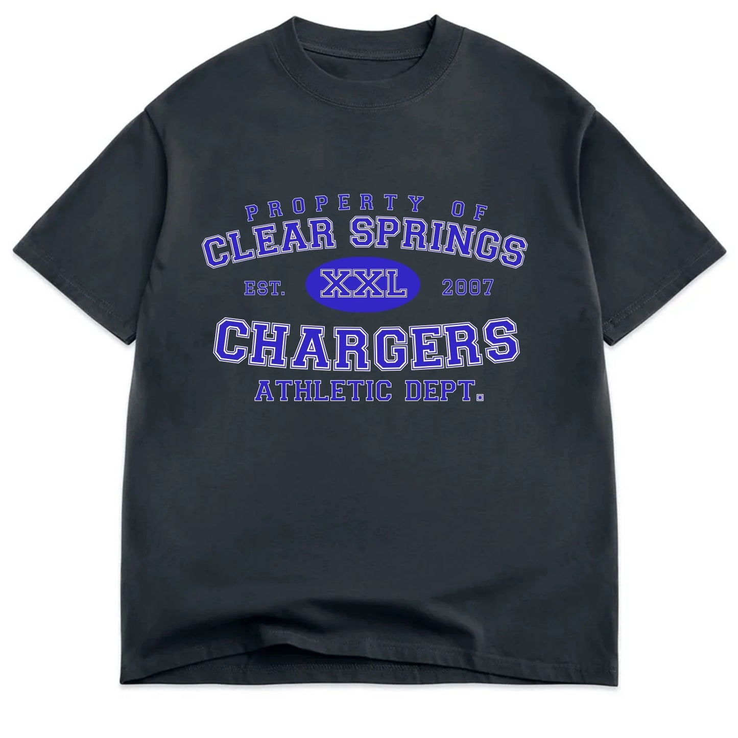 Clear Springs & Sole'd Out Collab. - Athletic Dept. Tee - Vintage Black
