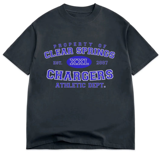 Clear Springs & Sole'd Out Collab. - Athletic Dept. Tee - Vintage Black