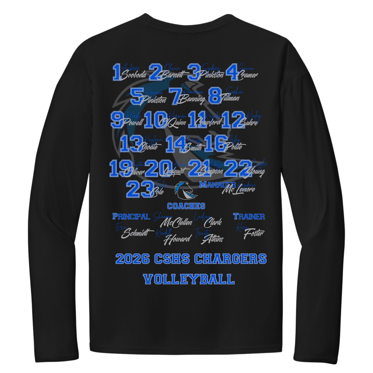 Clear Springs 2026 Volleyball Playoff DRI-FIT Long Sleeve - Team Edition (Pre-Order)