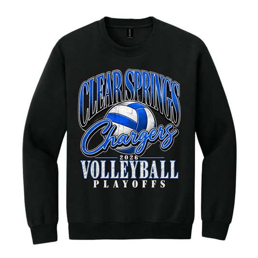 Clear Springs 2026 Volleyball Playoff Crewneck Sweatshirt - (Pre-Order)