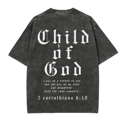 Child of God - White - Vintage Grey (Kids)