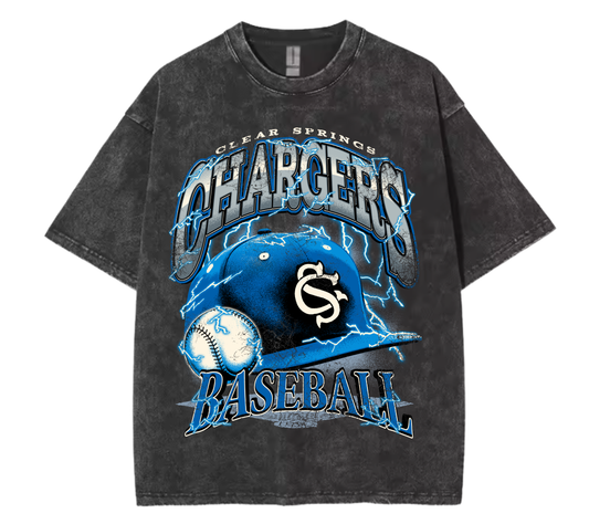 Clear Springs & Sole'd Out Collab. Tee - Baseball - Vintage Washed Grey (Pre-Order)