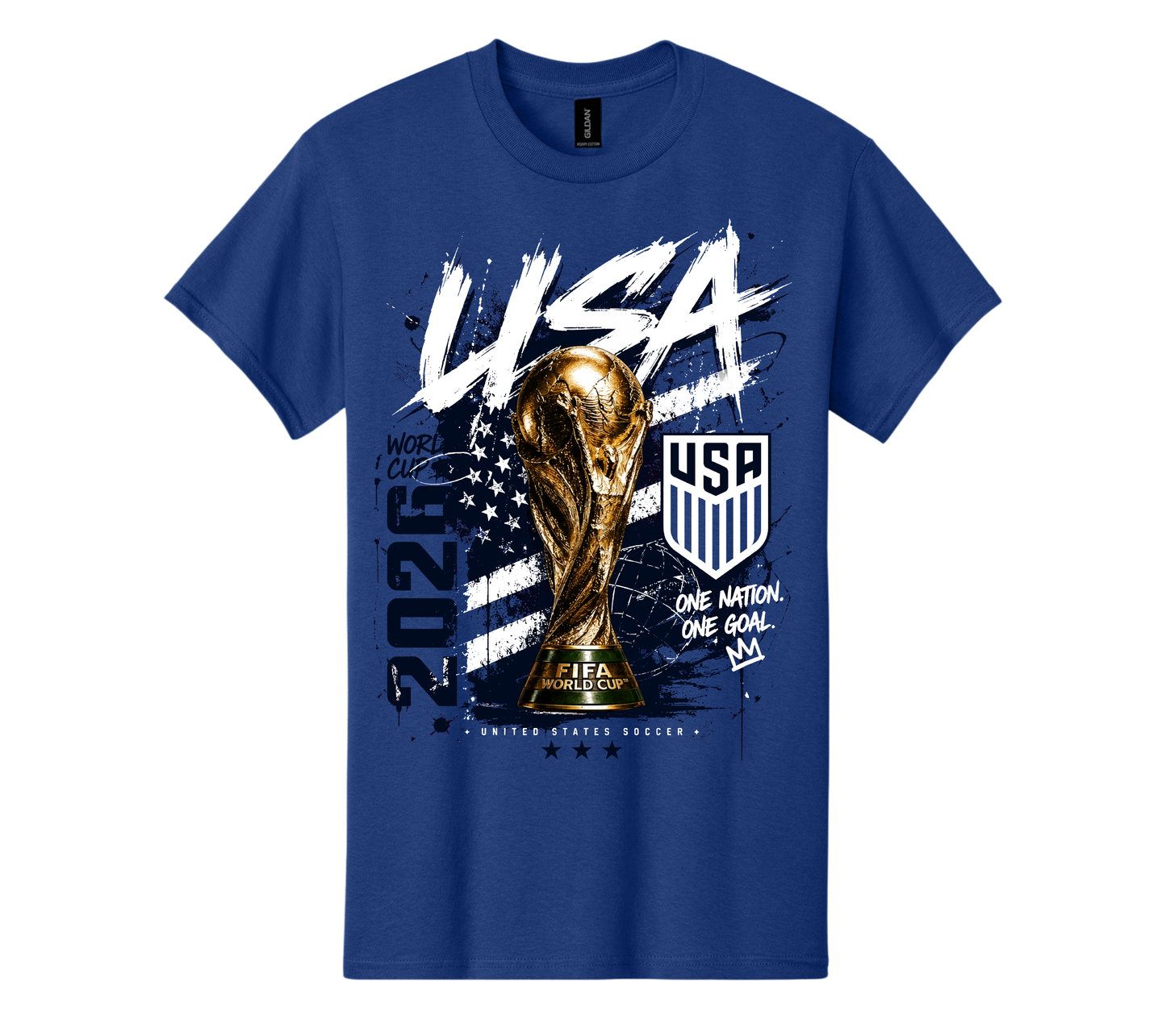 Team USA - 2026 FIFA World Cup Graphic Tee - Fan Deep Royal