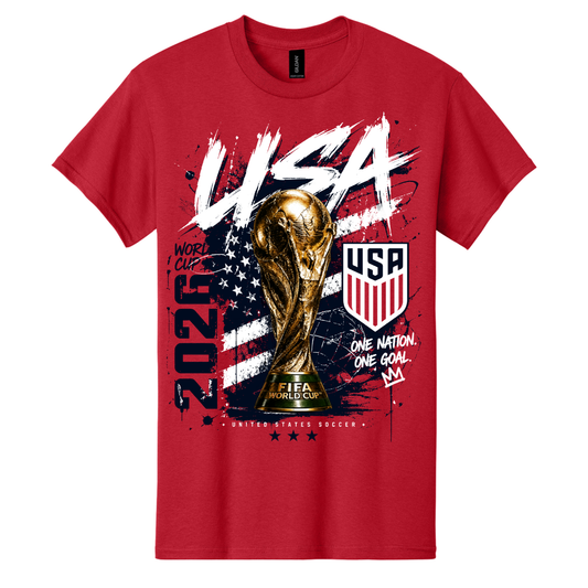 Team USA - 2026 FIFA World Cup Graphic Tee - Red