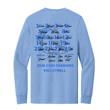 Clear Springs 2026 Volleyball Playoff Long Sleeve Tee - Team Edition (Pre-Order)