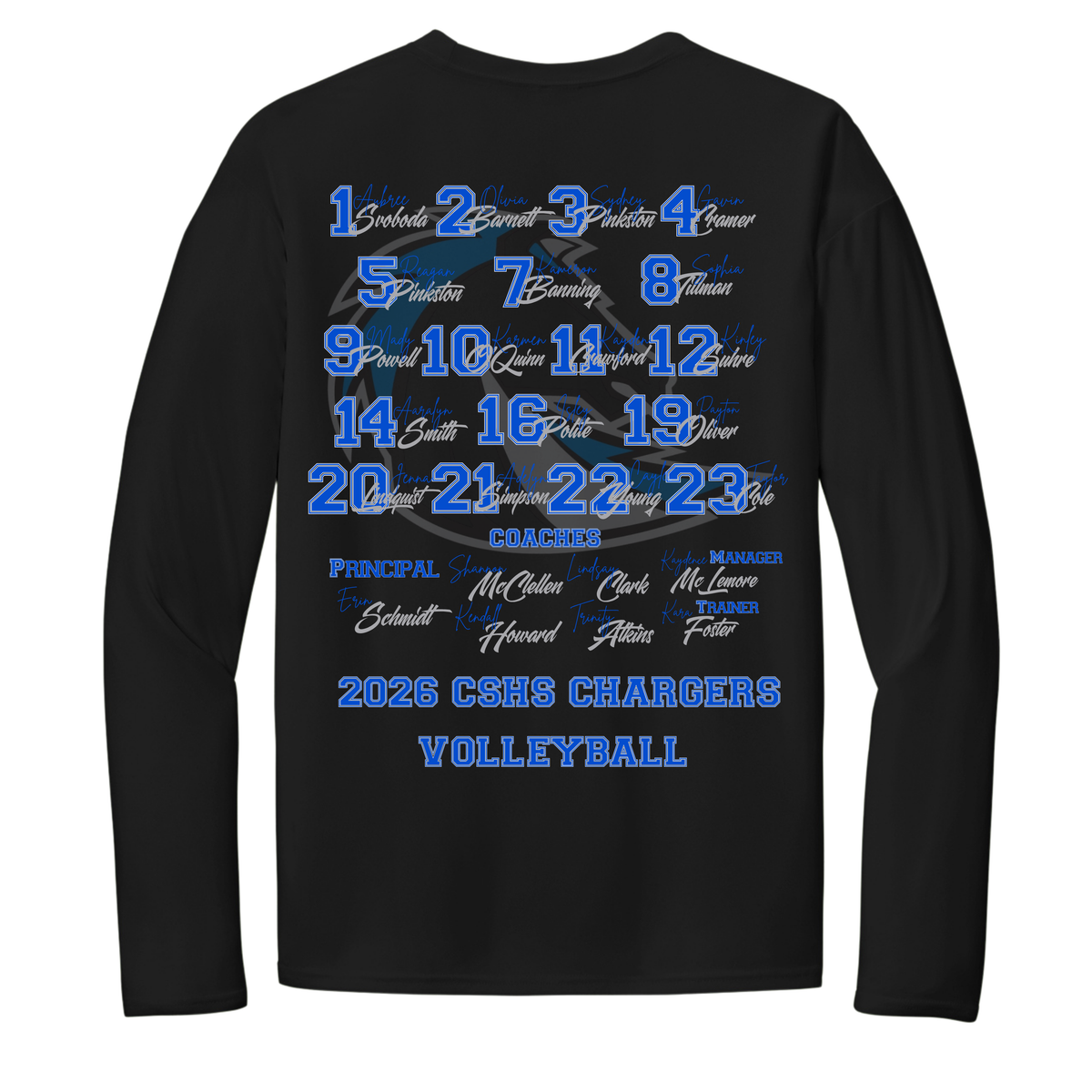 Clear Springs 2026 Volleyball Playoff DRI-FIT Long Sleeve - Team Edition (Pre-Order)