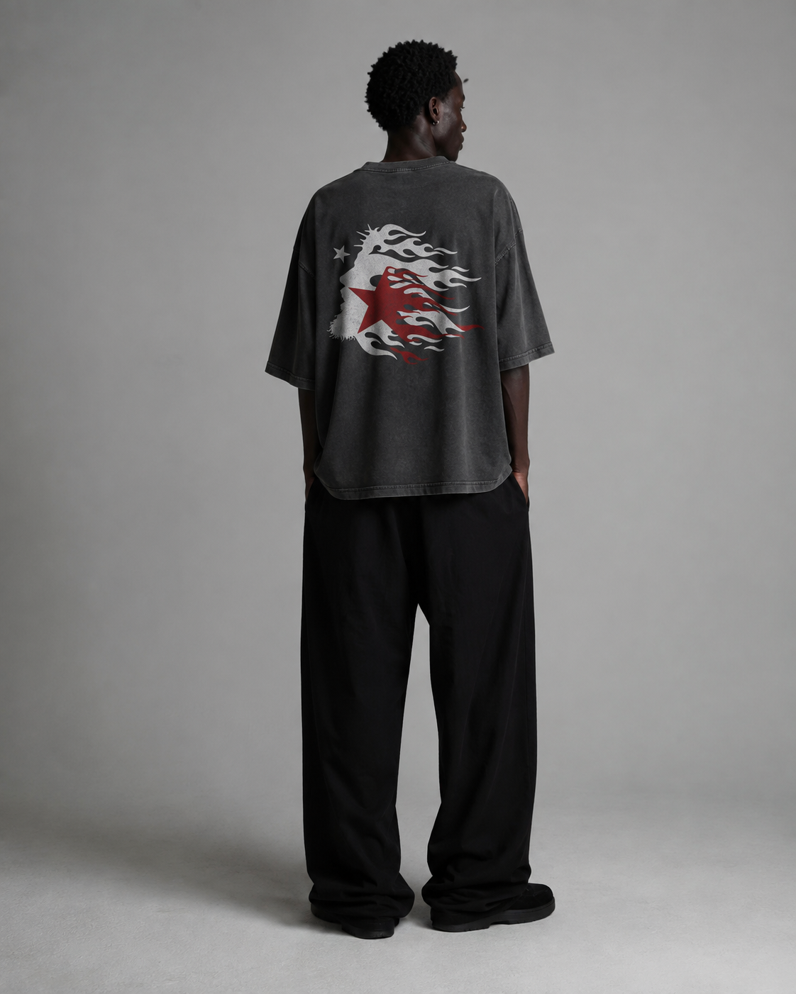 God's Plan - Cement Grey Drop Shoulder