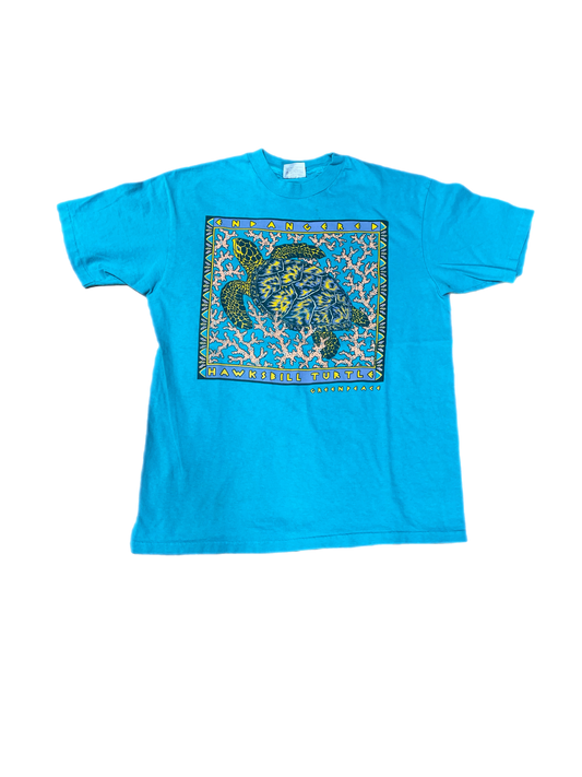 Turquoise Turtle Tee