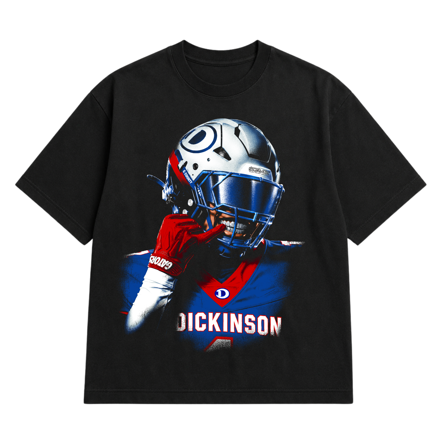 Dickinson Gators - Diamond Cut Grill - Cropped Tee