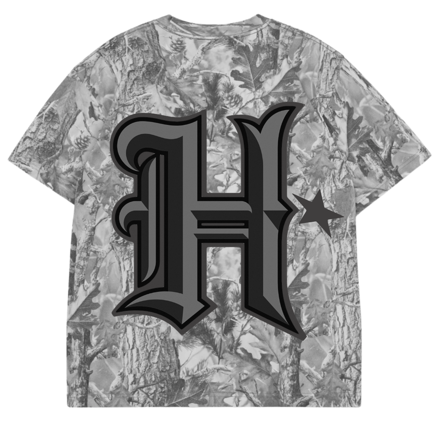 Houston "H" - Vintage Grey Camo (Kids)