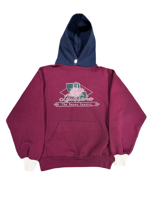 Louisiana The Bayou Country Hoodie 80s