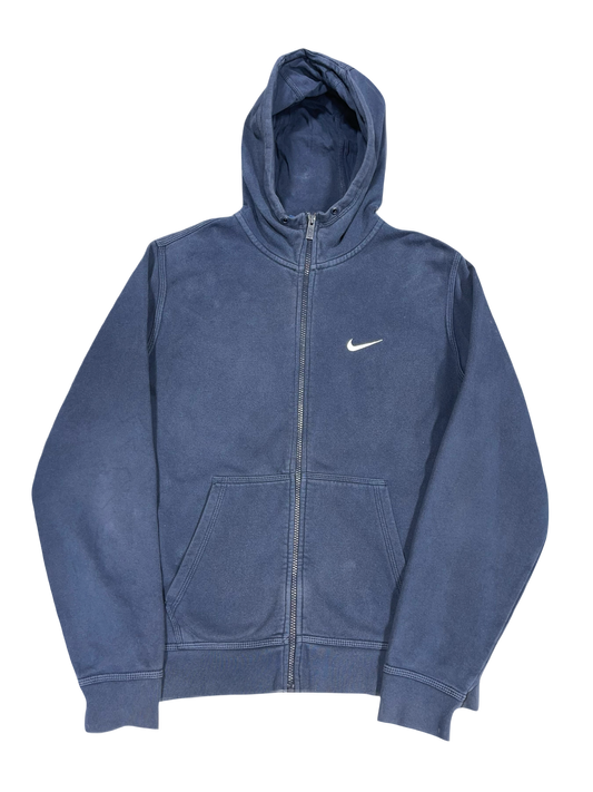 Nike Zip Up Hoodie (Navy Blue)