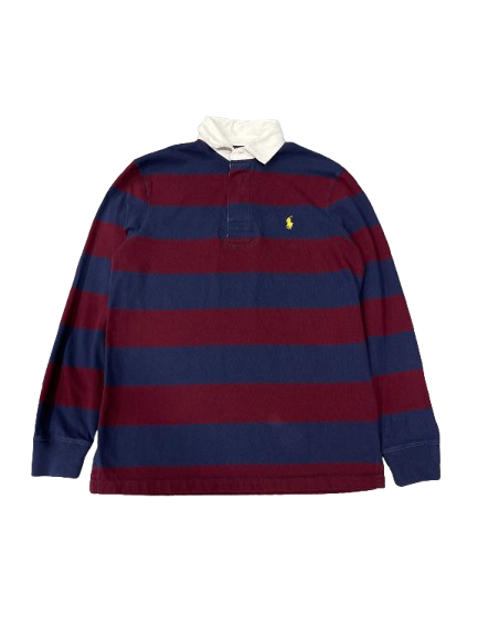 Polo Rugby Blue/Maroon (S)