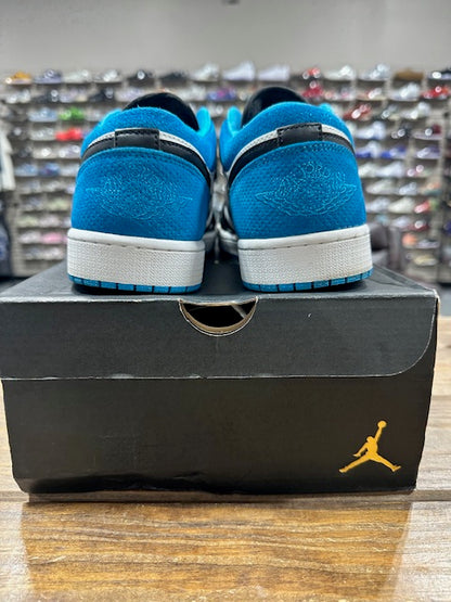 Jordan 1 Low Laser Blue - Size 12 (Pre-Owned)