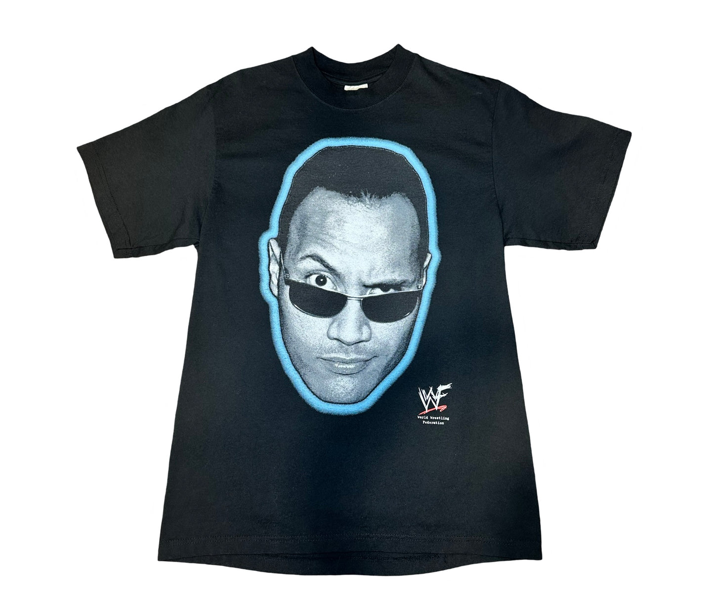 The Rock Big Face Vintage Tee (Black)