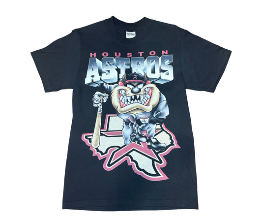 Astros Tazz Texas Logo Vintage Tee (Black)