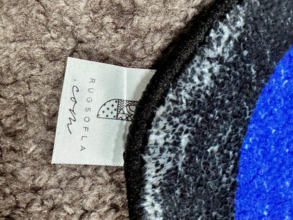 Takashi Murakami "Rainbow Flower" Inspired Rug - Rugs of LA - 30" by 29"