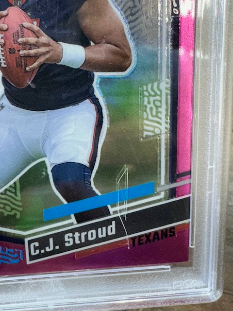 2023 Donruss CJ Stroud Optic Rated Rookie Preview Pink #339 PSA 9