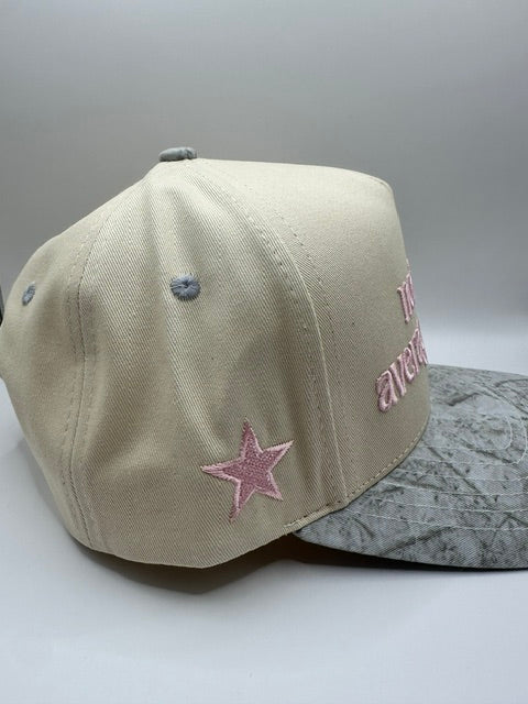 Not Your Average Cowgirl Snapback Pink