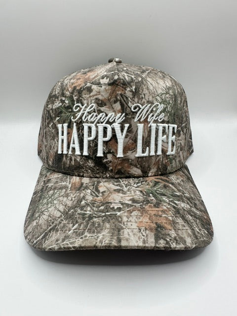 Happy Wife Happy Life Snapback - Camo