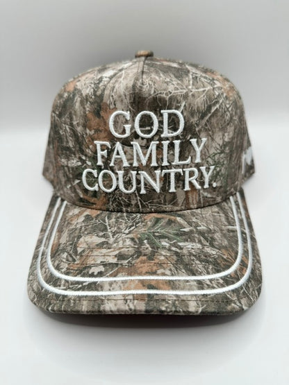God Family Country Snapback - Camo