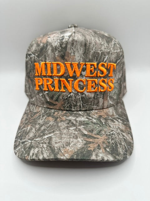 Midwest Princess Snapback Orange - Camo
