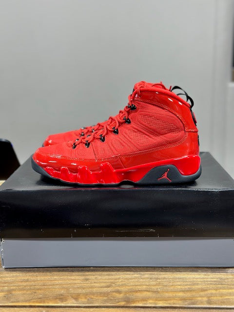 Jordan 9 Retro Chile Red - Size 9.5M (Pre-Owned)