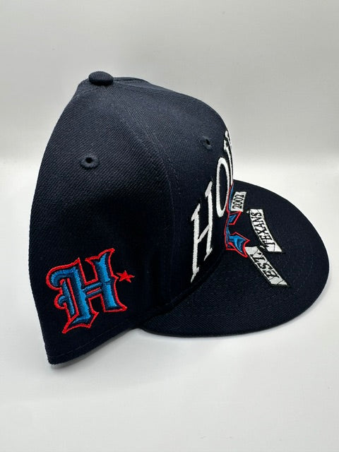 Houston Texans H Town Est. 2002 - Navy - 7 5/8
