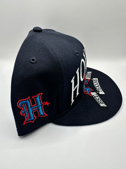 Houston Texans H Town Est. 2002 - Navy - 7 5/8
