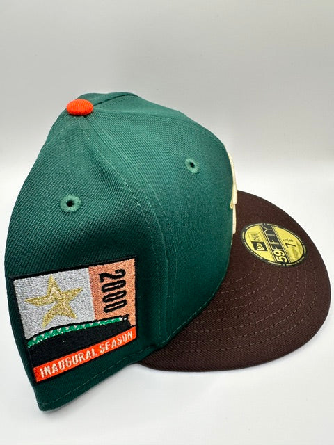Houston Astros Gold Star - Green/Brown - 7 5/8