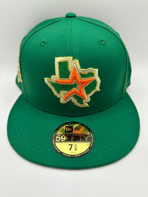 Houston Astros Texas Shape - Kelly/Hunter Green - 7 5/8