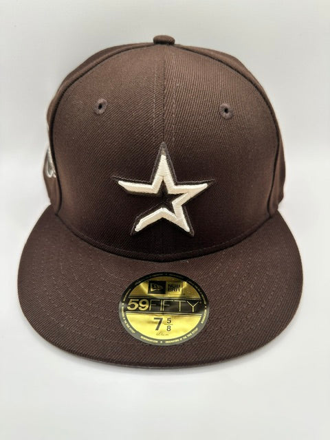 Houston Astros Brown White Star - 7 5/8