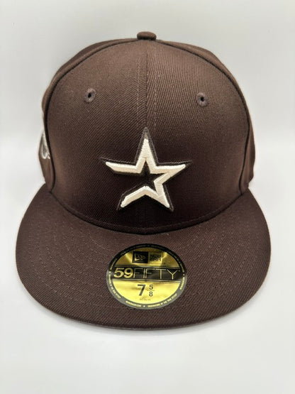 Houston Astros Brown White Star - 7 5/8