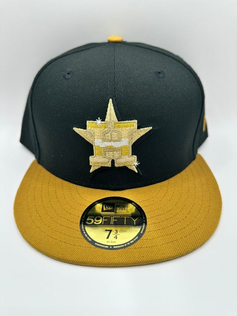 Houston Astros 59Fifty Day Mustard - 7 3/4