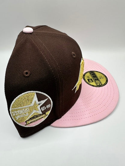 Houston Astros Gold Brown Pink - 7 1/4