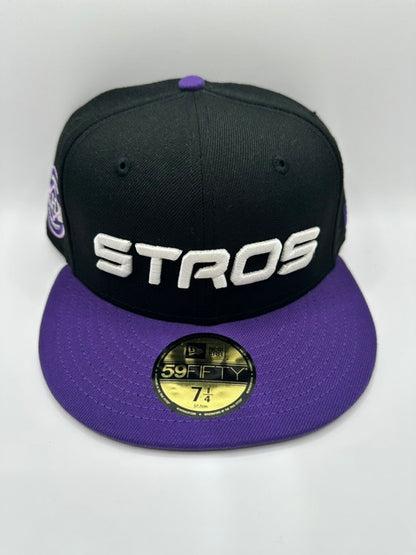 Houston Astros Space City HTX Black Purple - 7 1/4